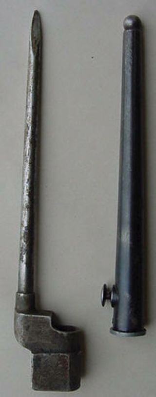 British 4 Mk 2 Lee - Enfield Spike Bayonet &metal Sheath