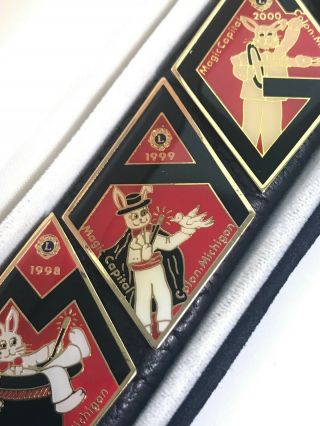 Scarce Vintage Magicians - Abbott Magic Co.  Get - Together Pins From 1998 - 2002 Set 2