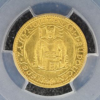Dukat 1926 Pcgs Ms65 Czech Republic Czechoslovakia Bu Unc Gold Coin Rare