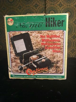 Optimus No.  111c Hiker - Rare Vintage Himalaya Stove - Includes Box