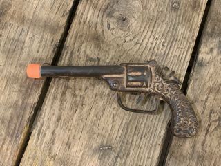 Rare Kenton No Name 6 5/8 " Single Shot Cast Iron Toy Gun 1904