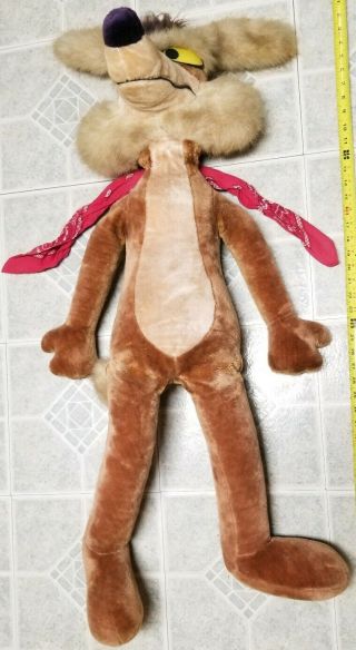 WILE E COYOTE Plush Stuffed Toy Warner Bros.  Looney Tunes Life size vintage 1691 7