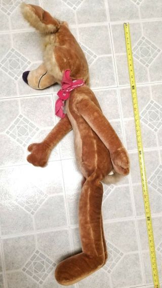 WILE E COYOTE Plush Stuffed Toy Warner Bros.  Looney Tunes Life size vintage 1691 8