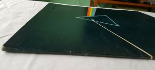 Pink Floyd Dark Side Of The Moon Solid Blue Prism 1st UK Complete VERY RARE 3