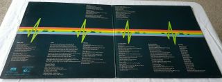 Pink Floyd Dark Side Of The Moon Solid Blue Prism 1st UK Complete VERY RARE 6