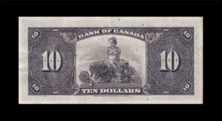 1935 BANK OF CANADA $10 PRINCESS MARY 