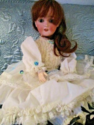 Antique Pansy Ii,  Bisque Doll 22.  5 " - George Borgfeldt - Germany Composition Body