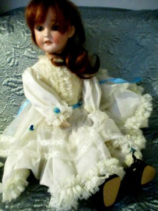 Antique Pansy II,  Bisque Doll 22.  5 