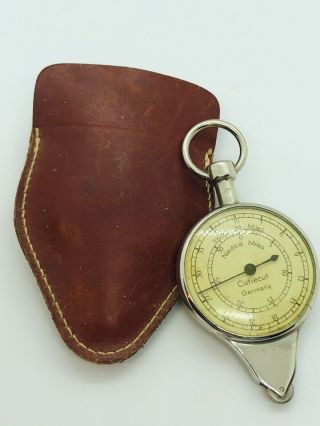 Vintage Wwii Era German Made Cutiecut Nautical Miles Opisometer / Compass