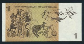 Australia: 1966 $1 Coombs - Wilson RARE FIRST PREFIX 