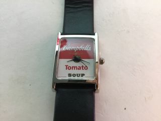 Vintage Rare Campbell’s Soup Watch By Acme Packaged In A Soup Can