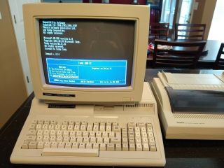 Vintage TANDY 1000 HX 1000HX Computer in boxes with monitor & printer 12