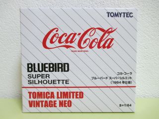 Tomica Limited Vintage Neo 1/64 Coca Cola Blue Bird Silhouette 1984 White