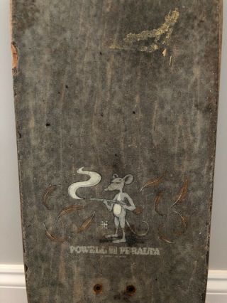 Vintage Powell Peralta Tony Hawk Shotgun / Machine Gun Mouse Rare Deck 7