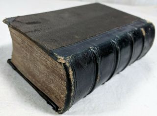 Antique Book 1748 German Bible Illustrated Leather Old/New Testament,  Apocrypha 6