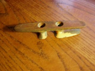 Antique Nautical Bronze/brass 5 1/8 " Rope Cleat