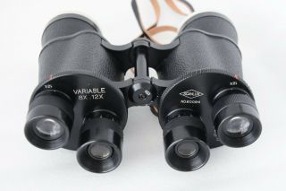 RARE binoculars Scanlux Variable 8x 12x 50,  as zeiss Revolver Admiral Togo 3