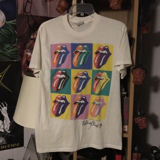 Rolling Stones Rare Vintage Tour 1989 T Shirt Steel Wheels
