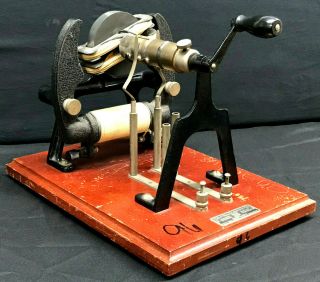 C.  1930s Miller - Cowan Dynamo Electric Machine Vtg - Antique Scientific Apparatus