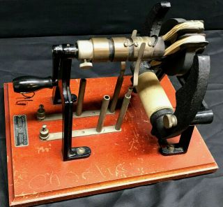 c.  1930s Miller - Cowan Dynamo Electric Machine VTG - Antique Scientific Apparatus 7