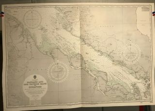 Malacca Strait,  Singapore Navigational Chart / Hydrographic Map 1358 Singapore