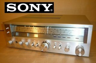 Sony Stereo Tuner Amp Amplifier Str - 313l Retro Vintage Silver Inc.  Short Wave