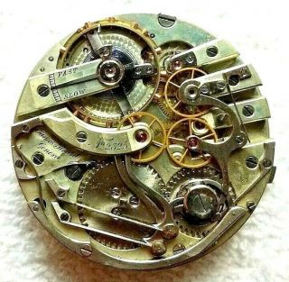 JAMES PICARD ANTIQUE POCKET WATCH MOVEMENT REPAIR / PARTS 2