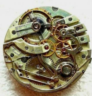 JAMES PICARD ANTIQUE POCKET WATCH MOVEMENT REPAIR / PARTS 3