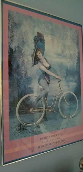Richardavedan/marilyn Monroe As Lillian Russell.  1985.  From Vintage Photo,  Signed