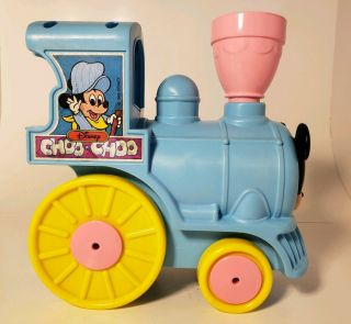 RARE Disney ' s Rail Tunner Musical Crib Toy Vintage Mattel 1979 3