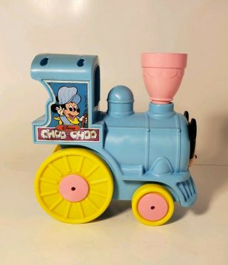 RARE Disney ' s Rail Tunner Musical Crib Toy Vintage Mattel 1979 4