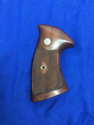 Rare Smith & Wesson N frame ' Coke bottle ' Square butt grips 3