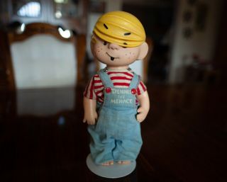 Vintage Dennis The Menace Doll With Stand