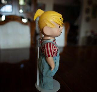 Vintage Dennis the Menace Doll WITH STAND 2