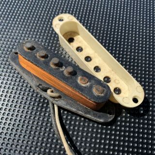 1960s Fender Stratocaster Pickup Black Bottom 1964 Vintage