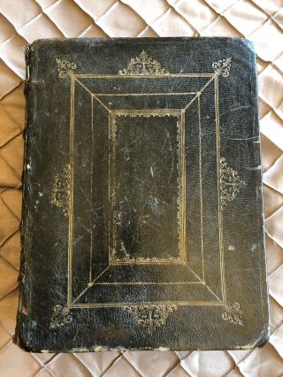 1726 John Baskett Bible & Book Of Common Prayer,  18th Century Vintage Bible