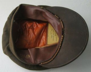 WW II Era United States Army Air Force Crusher Visor Non - Com Officer ' s Hat 4