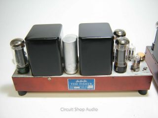 Vintage The Fisher 70 - AZ Mono Tube Amplifiers / 6L6 - - KT 3