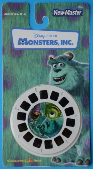 Disney Pixar Monsters,  Inc.  Viewmaster View - Master Viewmasters Moc