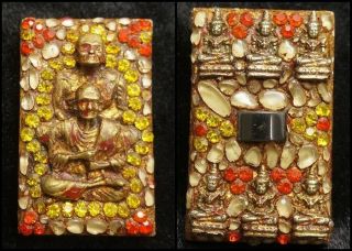 Antiques Naga Phra Somdej Relics Lp Toh Wat Phra Kaew Thai Buddha Amulet P22