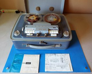 Vintage Grundig Tk46 4 Track Reel To Reel Tape Recorder/player.
