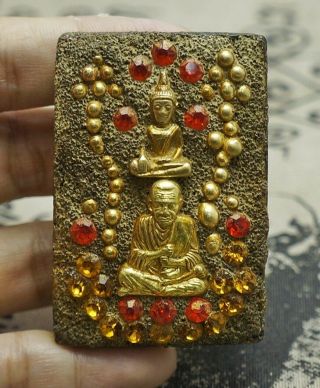 Antiques Naga Phra Somdej Relics LP Toh Wat Phra Kaew Thai Buddha Amulet P51 4