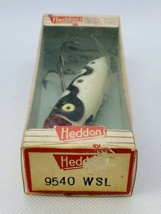 Heddon Chugger Spook Vintage Lure WSL White Snake Line Very Tough EX 7