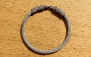 Scythian Bronze Very Old Ring - Temporal Amulet - Symbol 7 - 4th Century Bc