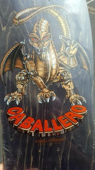 Vintage 1990 Powell Peralta Steve Caballero Mechanical Dragon Rare Skateboard 10