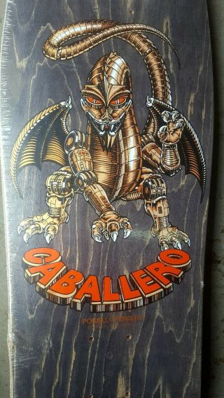Vintage 1990 Powell Peralta Steve Caballero Mechanical Dragon Rare Skateboard 4