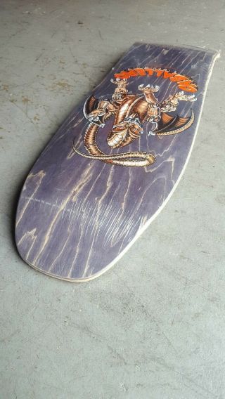 Vintage 1990 Powell Peralta Steve Caballero Mechanical Dragon Rare Skateboard 5