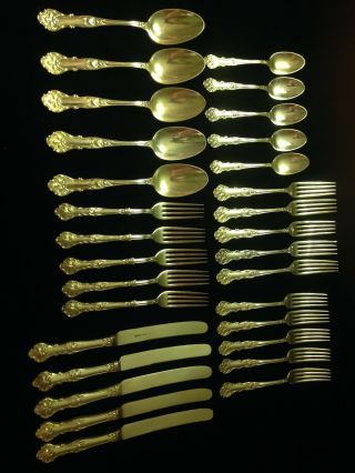 1847 Rogers Charter Oak Flatware Vintage Silver Ware 1906 Very Rare Forks Spoons