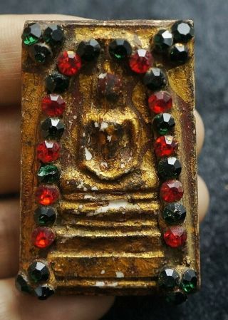 Antiques Naga Phra Somdej Relics LP Toh Wat Phra Kaew Thai Buddha Amulet P26 2