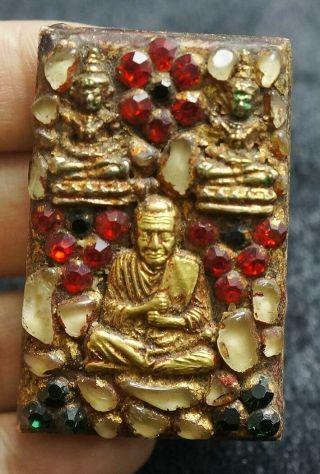 Antiques Naga Phra Somdej Relics LP Toh Wat Phra Kaew Thai Buddha Amulet P26 3